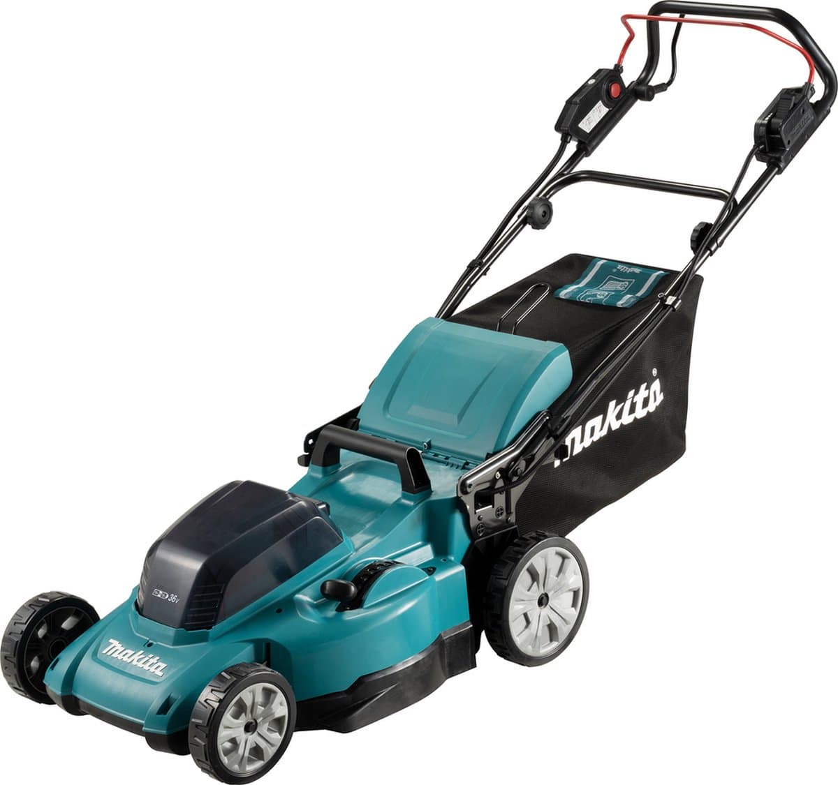 Makita DLM481PT2 Accu Grasmaaier 48cm 2x18V 5.0Ah — afbeelding 1