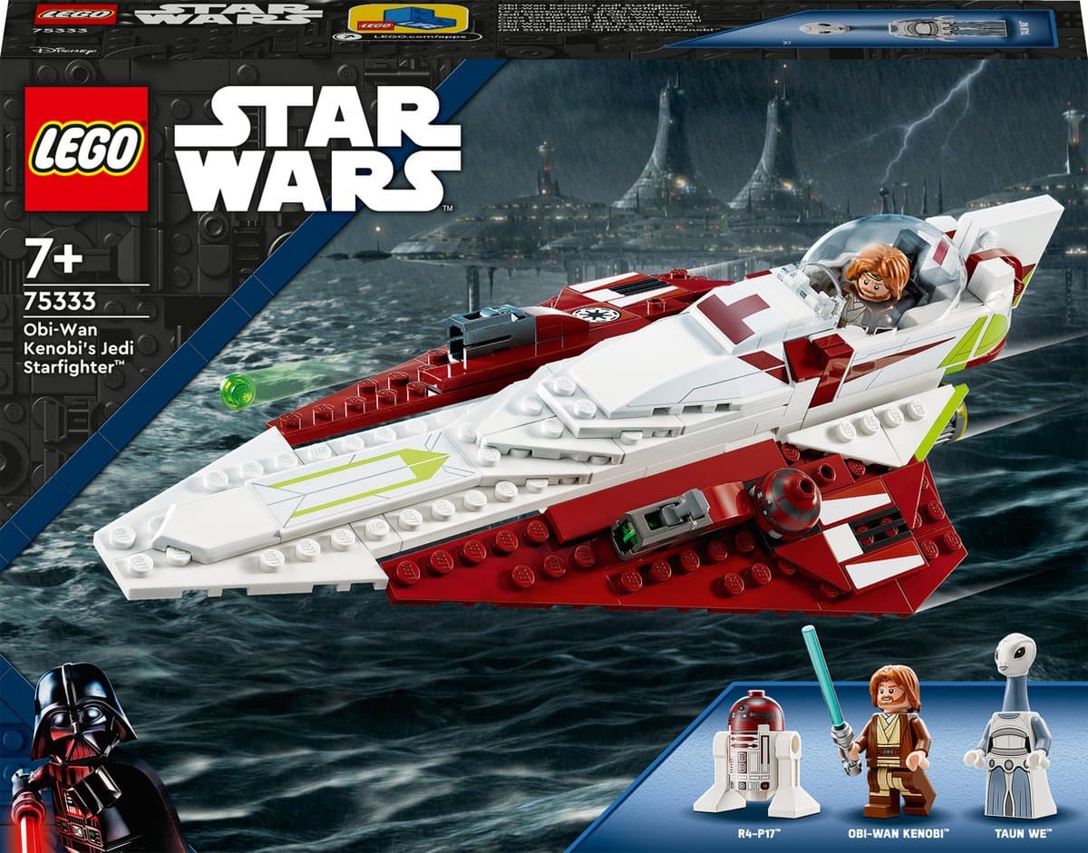 LEGO Star Wars - De Jedi Starfighter van Obi-Wan Kenobi Constructiespeelgoed — afbeelding 1