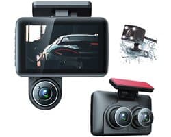 4-inch HD nachtzicht drievoudige lens gezamenlijke opname voertuig gemonteerde DVR