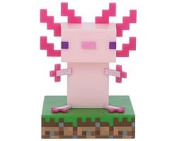 Minecraft Axolotl Icon Light – Officieel Gelicentieerde Vrijstaande Bureaulamp, Gamingkamer Decor & Nachtlamp Cadeau voor Jongens en Meisjes- Paladone