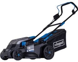 Scheppach BC-MP380-X Accu Grasmaaier - 2x20V - Mulchfunctie - 38cm maaibreedte - 6 instelbare maaihoogtes: 27-75mm - Voor tuinen tot 500m² 45L opvangbak -