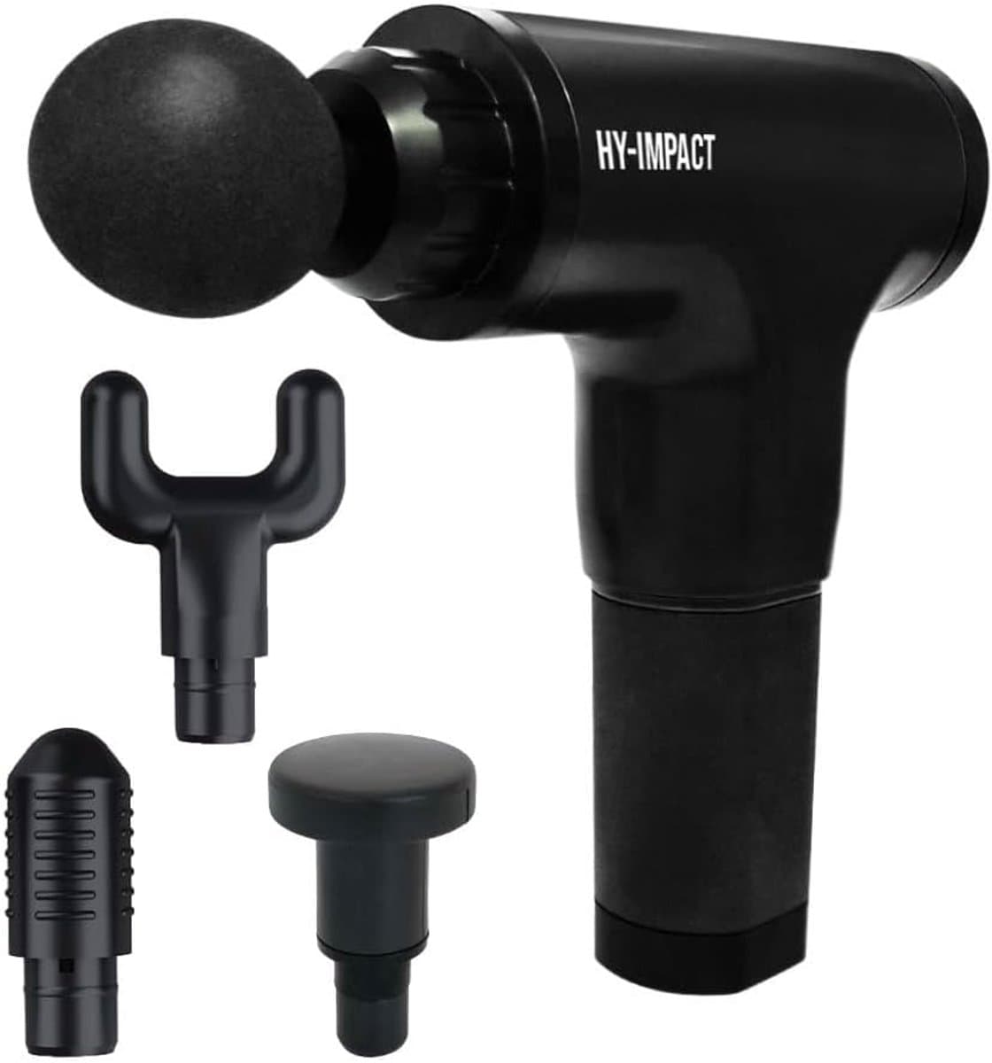 Draadloze Spiermassageapparaat - Professioneel Massagepistool met 4 Verwisselbare Massagekoppen en 6 Intensiteitssnelheden — afbeelding 1