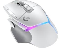 Logitech G502 X Plus - Draadloze Gaming muis - Rechtshandig - Optisch - RGB - Wit