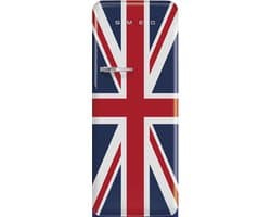 Smeg FAB28RDUJ5 combi-koelkast Vrijstaand 270 l D Blauw, Rood, Wit