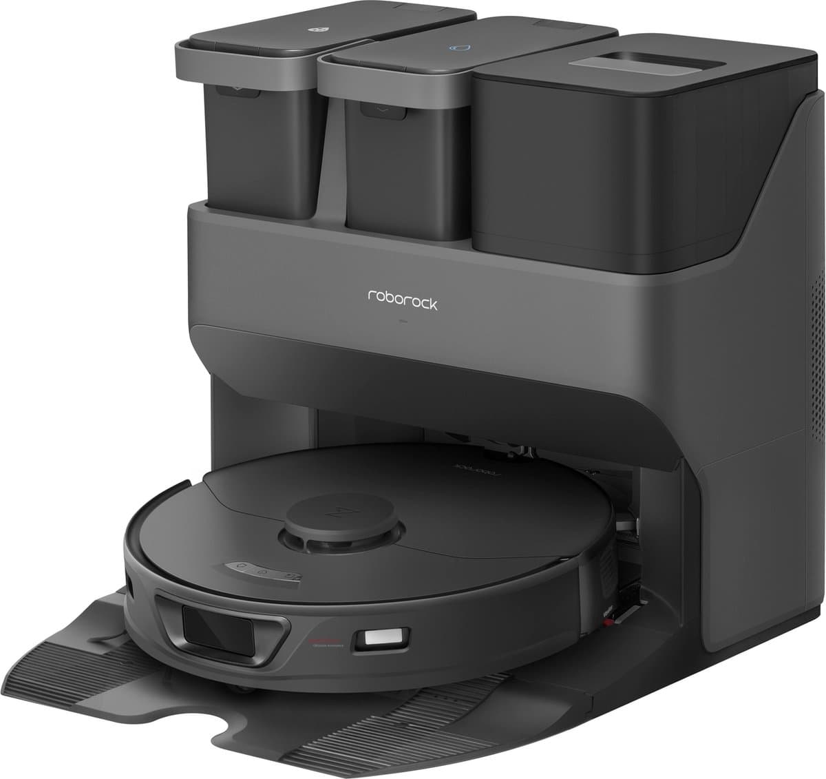 Roborock S7 Max Ultra - Robotstofzuiger Zwart - Met AED Station Dock - Zelfreinigend, 3D Quick Mapping — afbeelding 1