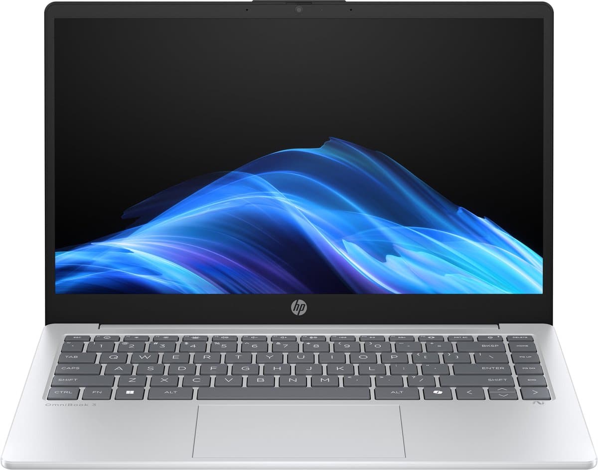 HP OmniBook 3 14-ha0851nd - 14 Inch - Ryzen™ AI 5 340 - 16 GB - 512 GB - Copilot+ PC — afbeelding 1