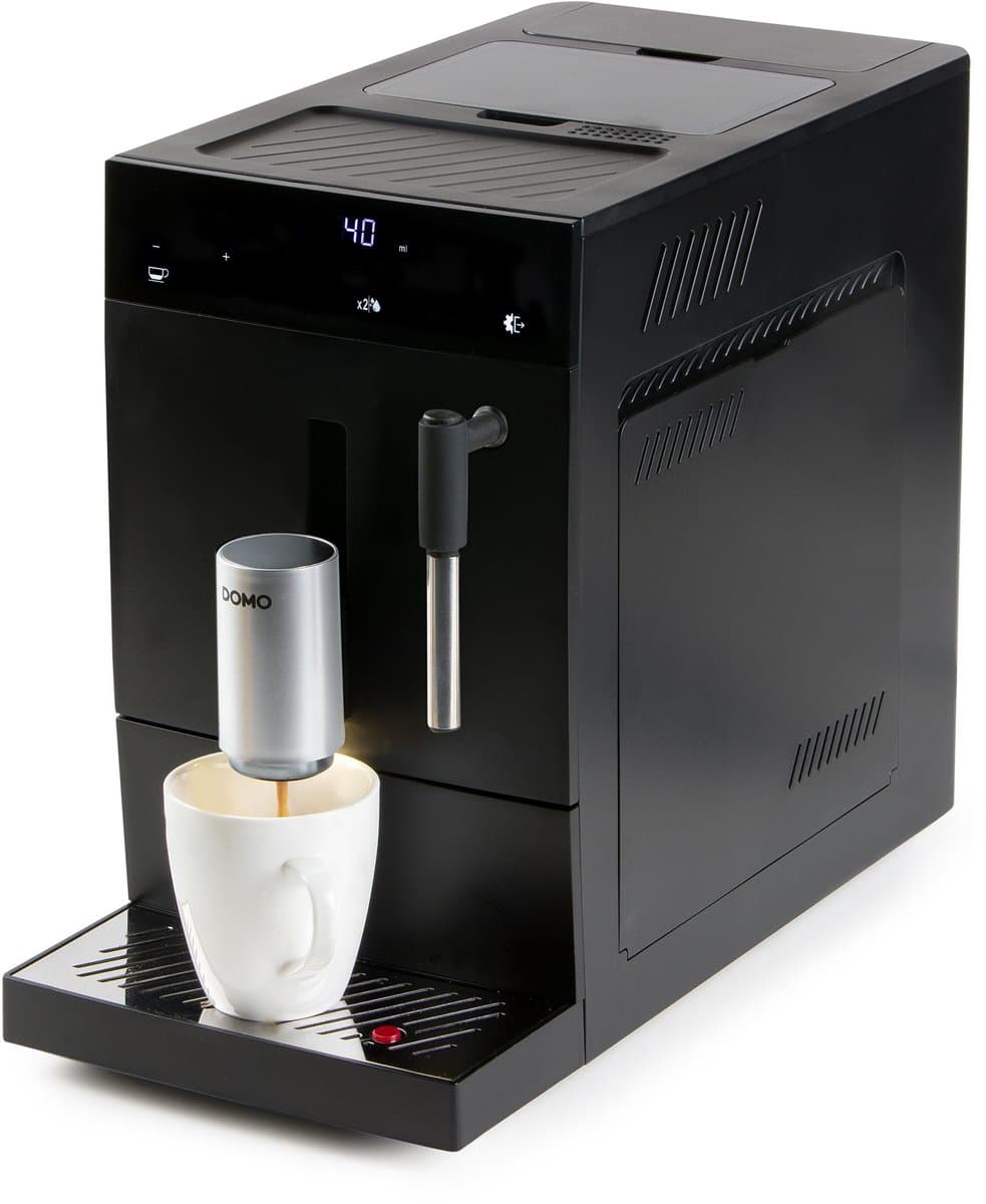 DOMO DO1150K Volautomatische Espressomachine - Met Melkopschuimer - 19 Bar - Zwart — afbeelding 1