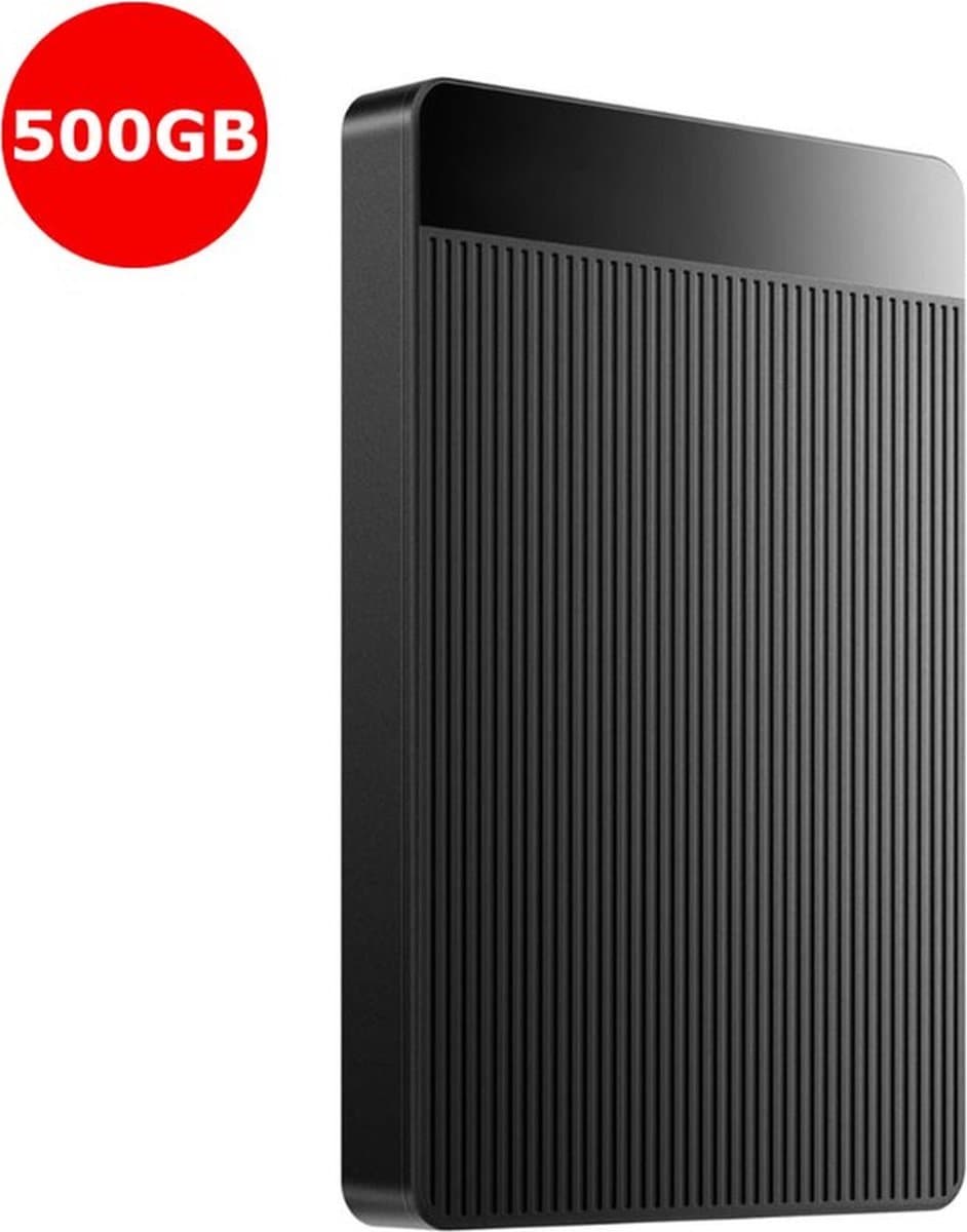 Draagbare Harde Schijf Extern PS5 500GB - Dunne Externe Harde Schijf Geschikt Voor PS5/PS4/PC - PS5 Opslag 2.5 Inch Zwart — afbeelding 1
