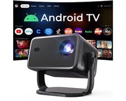 Beamer Smart - 800 ANSI Lumen - Native 1080p Resolutie - LCD Scherm - Android 14 OS - Voor Thuisbioscoop En Buiten