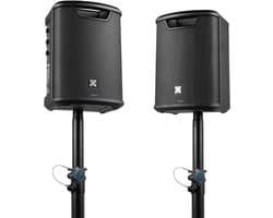 Vonyx PRO X1A PA systeem met standaards - draadloze speaker set - Bluetooth speakers - 500W