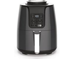 Luchtfriteuse - Airfryer Frituurpan - Gezond Frituren - Breed Temperatuurbereik - 4 Quarts - Zwart