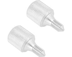 SnelShoppen - 2 Stuks Keuken Mixer Bevestigingsschroeven 7.5mm Draaddiameter Roestvrij Staal Voor Kitchenaid Keukenmachines 39x20mm