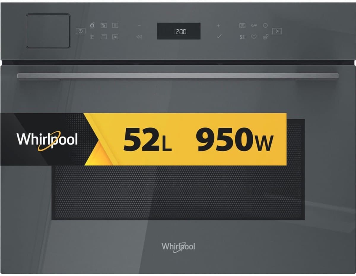Whirlpool WCT7A9PHTSSG Zwart, Grijs Combinatiemagnetron Ingebouwd 53 l 950 W — afbeelding 1