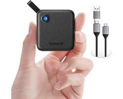 Draagbare SSD - Externe Opslag - Snelle Data Overdracht - 2-in-1 Kabel - 1 TB - Zwart