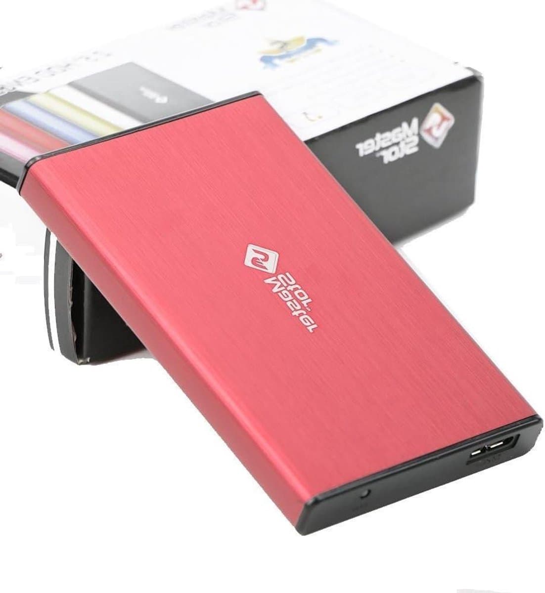 Externe Harde Schijf - Draagbare Opslag - Bestanden Opslaan - Supersnelle USB 3.0 - 160 GB - Rood — afbeelding 1