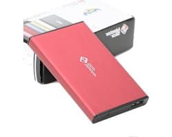 Externe Harde Schijf - Draagbare Opslag - Bestanden Opslaan - Supersnelle USB 3.0 - 160 GB - Rood