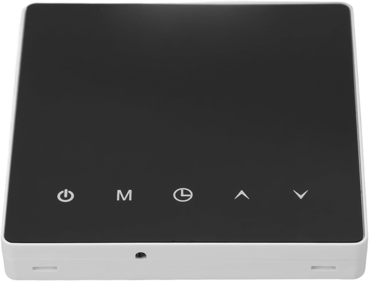 Slimme Thermostaat - Programmeerbare Regelaar - Comfort Verhoging - Touchscreen Bediening - 90-240V - Zwart — afbeelding 1
