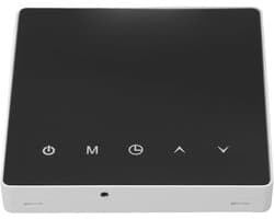 Slimme Thermostaat - Programmeerbare Regelaar - Comfort Verhoging - Touchscreen Bediening - 90-240V - Zwart