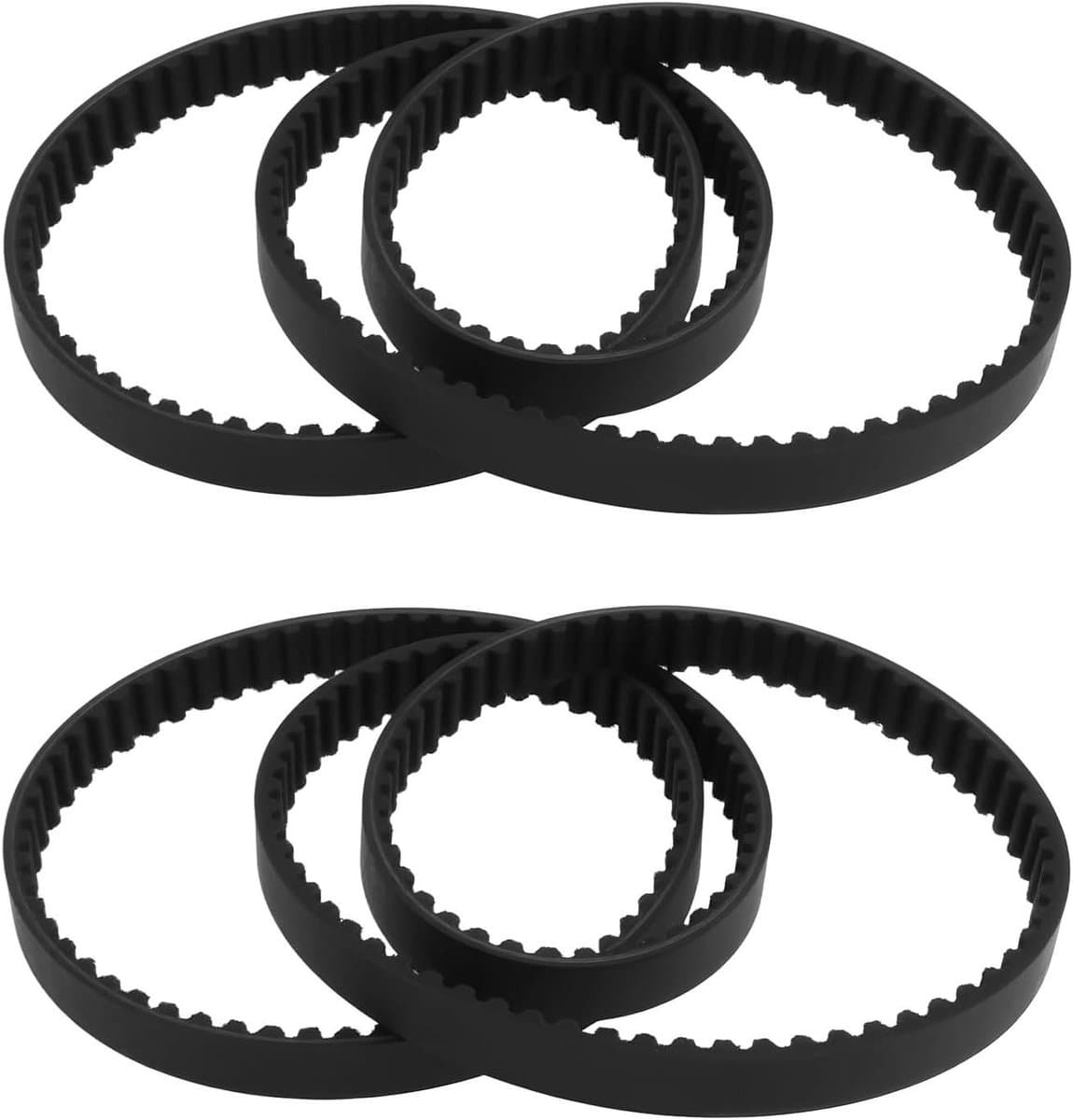 Aandrijfriem Keukenmachine - Tandriem Mixer - Vervangen Versleten - Duurzaam Rubber - 486 mm Omtrek - Zwart — afbeelding 1