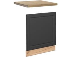 Frontpaneel Vaatwasser 60 cm MDF Antraciet Goud Krachtig Eiken