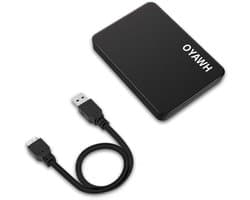 Externe Harde Schijf - Draagbare Opslag - Bestanden Opslaan - Plug and Play - 1 TB - Mat Zwart