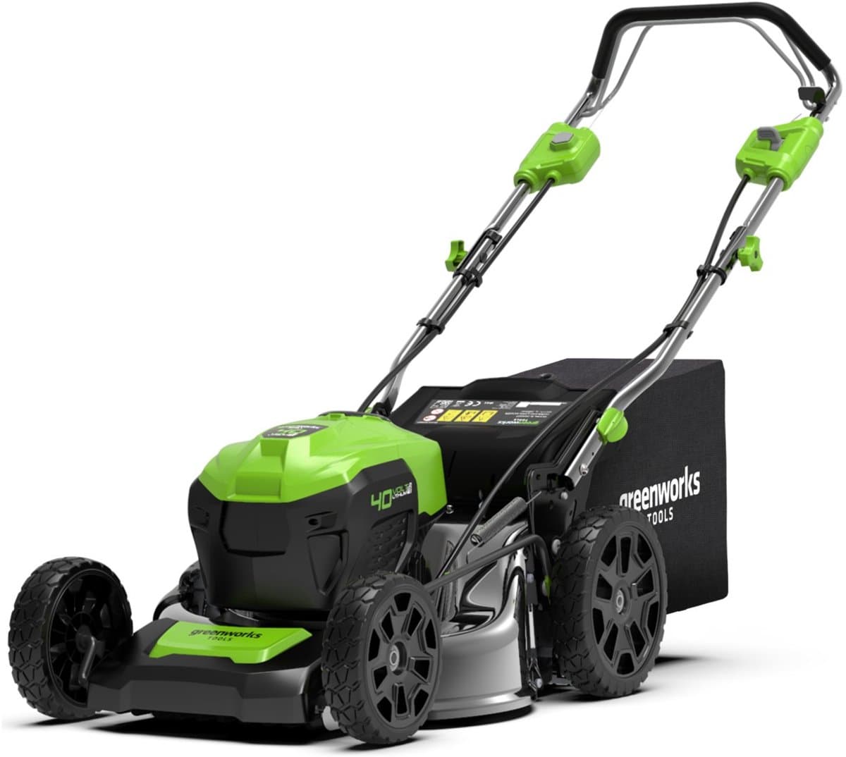 Greenworks Accugrasmaaier 40 volt incl accu's en lader GD40LM46SPK4X — afbeelding 1