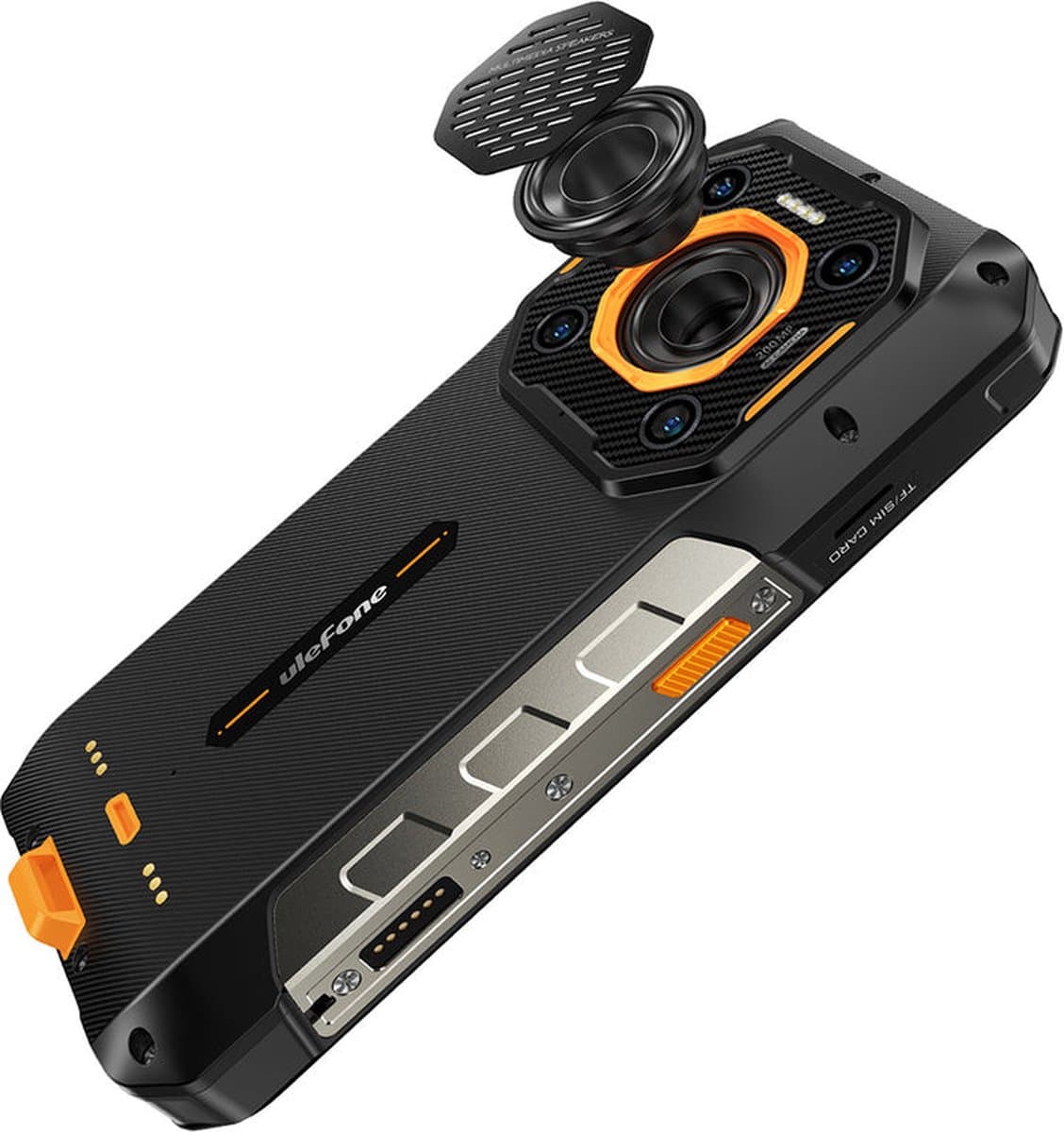 Ulefone Armor 26 Ultra 17,2 cm (6.78") Hybride Dual SIM Android 13 5G USB Type-C 12 GB 512 GB 15600 mAh Zwart — afbeelding 1