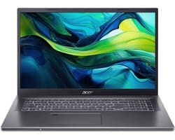 Acer Aspire 17 A17-51M-76N1 Intel® Core™ i7 i7-13620H Laptop 43,9 cm (17.3") Full HD 16 GB DDR4-SDRAM 512 GB SSD Wi-Fi 6E (802.11ax) Windows 11 Home Grijs