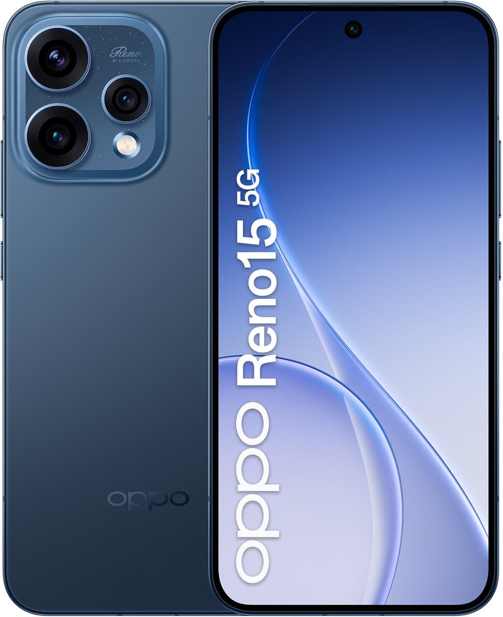 OPPO Reno15 512GB Donkerblauw 5G — afbeelding 1