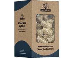 Bestcharcoal Aanmaakwokkels Voor Bbq Houtskool 1 Zak Van 1 Kg
