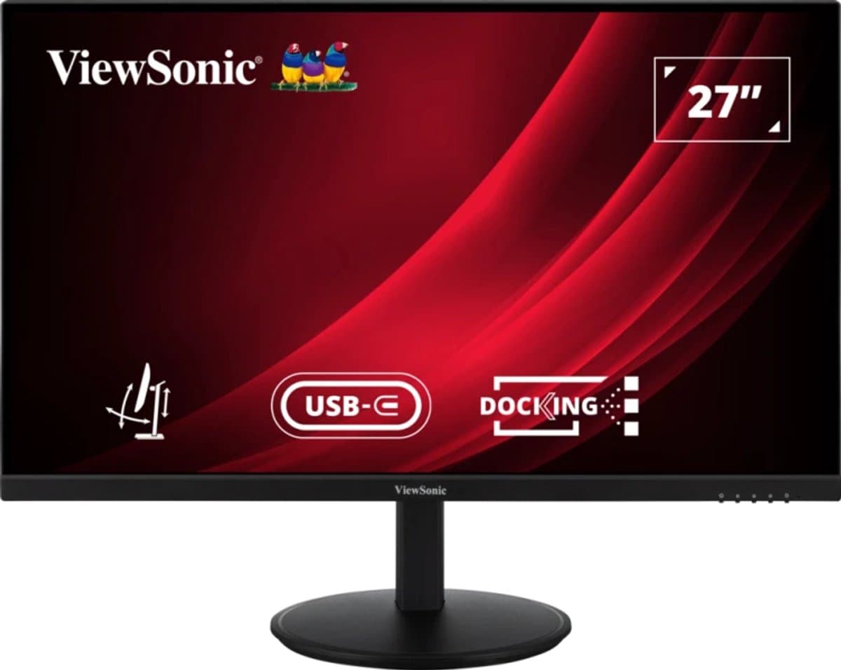 Viewsonic VG Series VG2709U-2K computer monitor 68,6 cm (27") 2560 x 1440 Pixels Quad HD LED Zwart — afbeelding 1