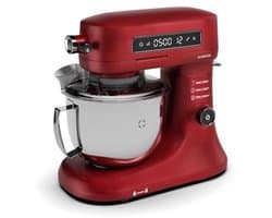 Krachtige Keukenmachine 1600W met RVS Kom en 12 Snelheden - Stille Foodprocessor met LCD Touchscreen