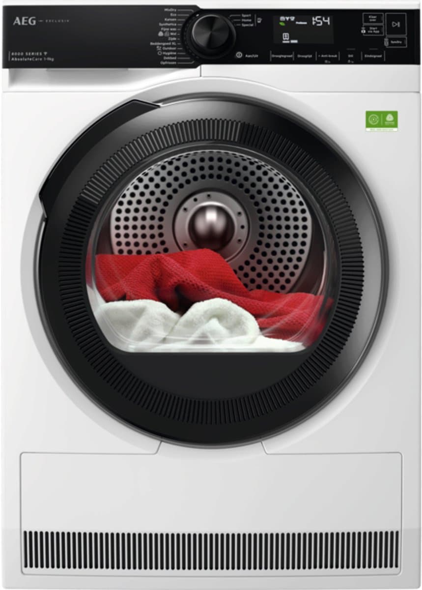 AEG TR86KASSEL warmtepompdroger met PreciseDrysensoren — afbeelding 1