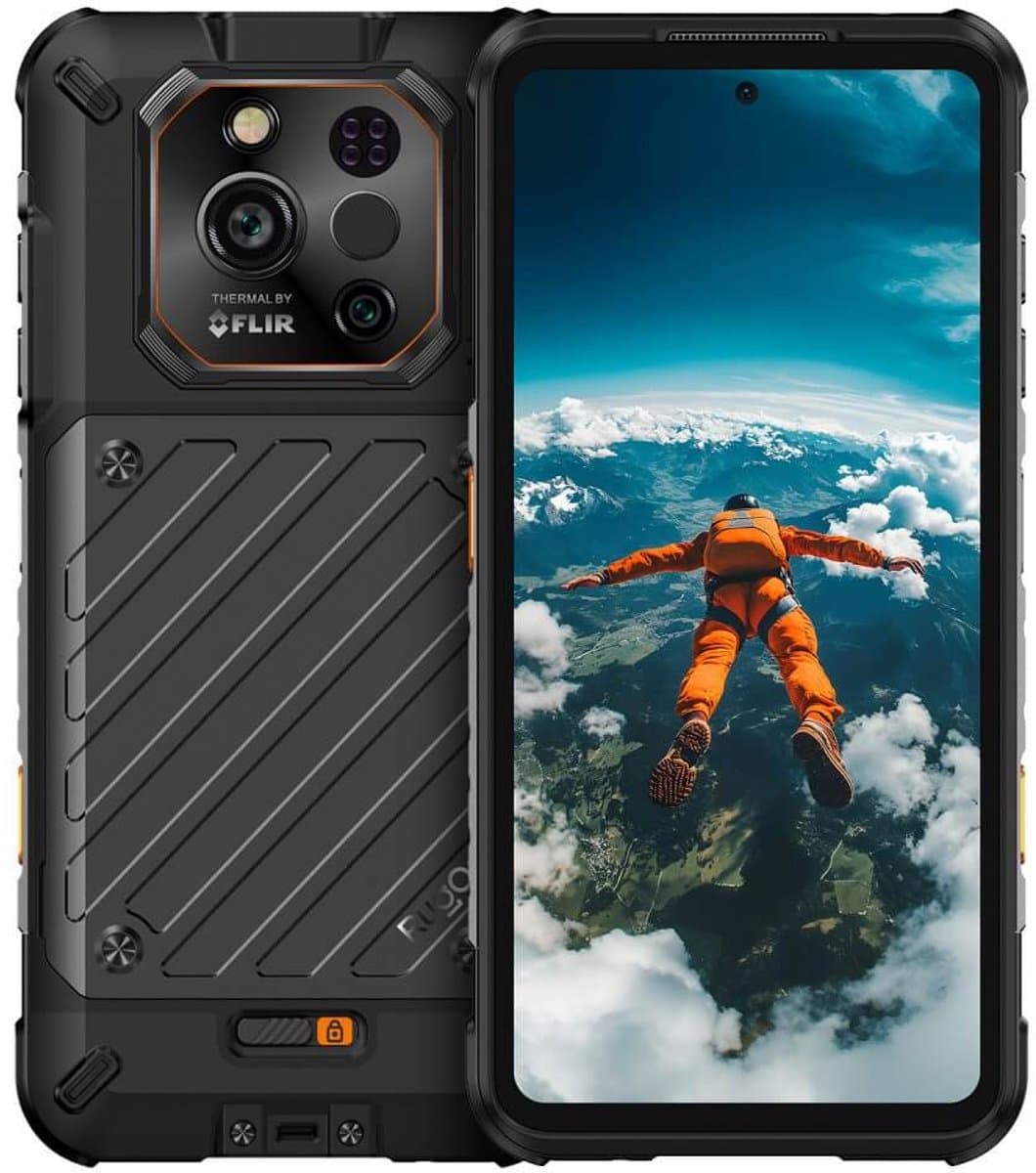 RugOne Xever 7 Pro 16,9 cm (6.67") Dual SIM Android 15 5G USB Type-C 12 GB 512 GB 5550 mAh Zwart — afbeelding 1