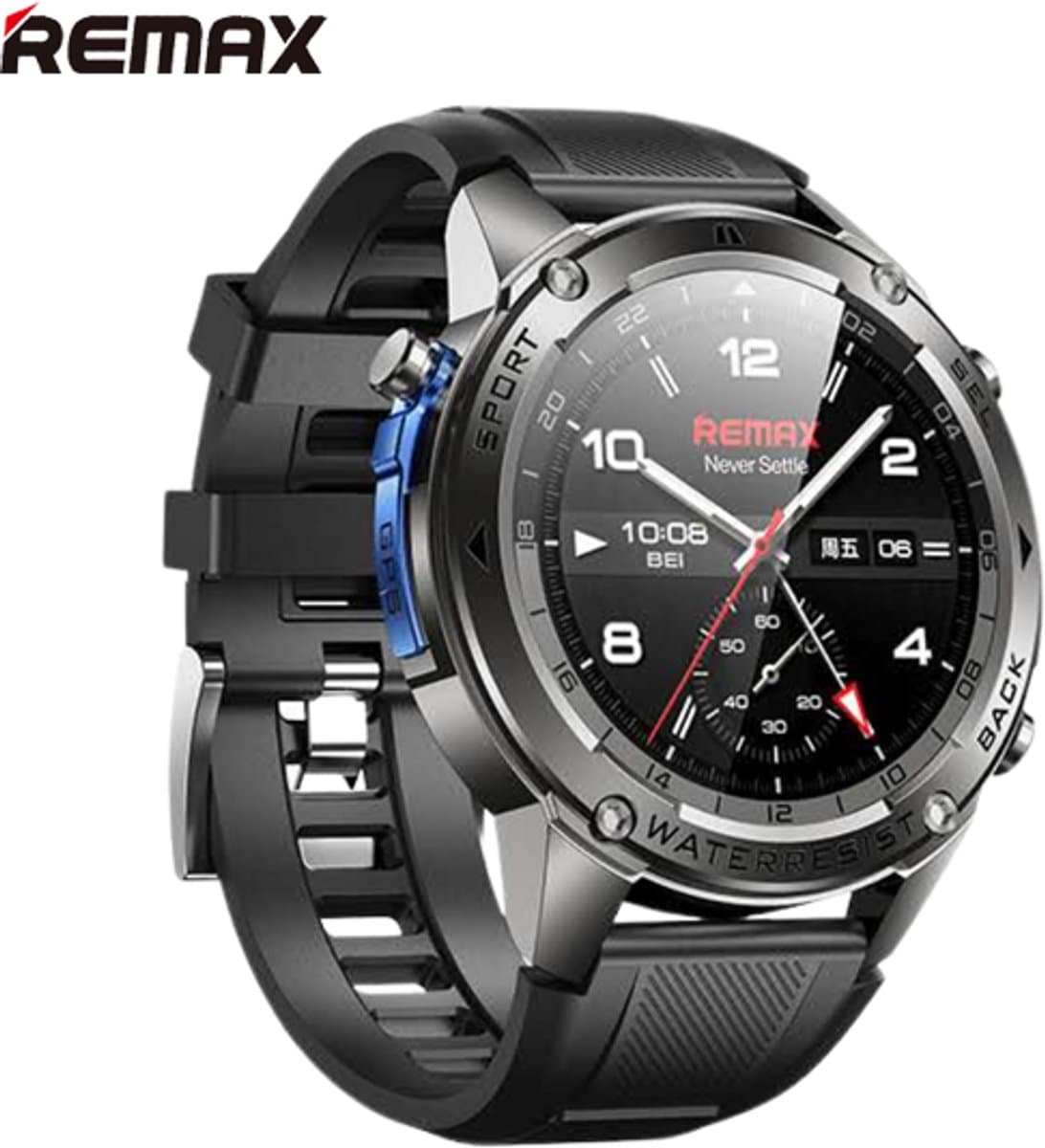 Remax WATCH18 - SmartWatch - Intelligent GPS Outdoor Sports Positioning Watch - Tarnish — afbeelding 1