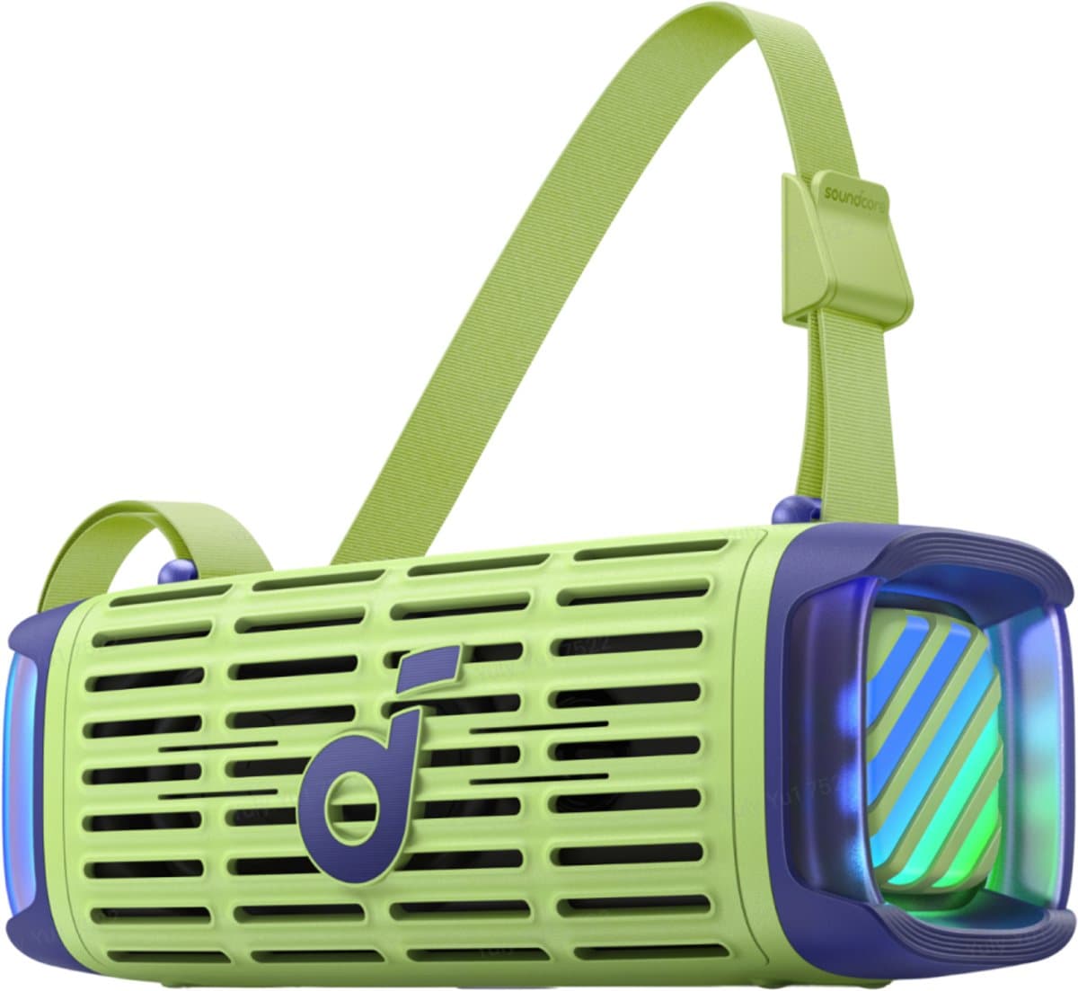 soundcore Boom 3i van Anker - Robuuste outdoorluidspreker - Bluetooth-luidspreker - Waterdicht IP68 - 50W BassUp 2.0-geluid - Bluetooth 5.3 - 16 uur speeltijd - Lichtshow + TWS-stereo - Kajakken - Vissen - Kamperen — afbeelding 1
