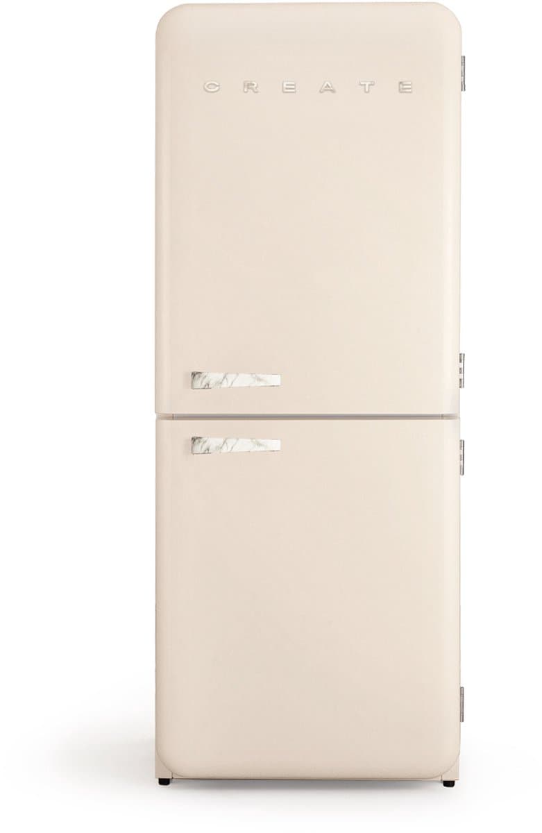 CREATE - Koelkast in retro stijl - FRIDGE RETRO COMBI 401 L — afbeelding 1