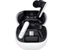 Trust GXT 409 Oxxie - Draadloze oordopjes voor Gaming - TWS In-ear - Bluetooth verbinding & USB-C-ontvanger - voor PC/Switch/Switch2/PS5 en Mobile - Wit