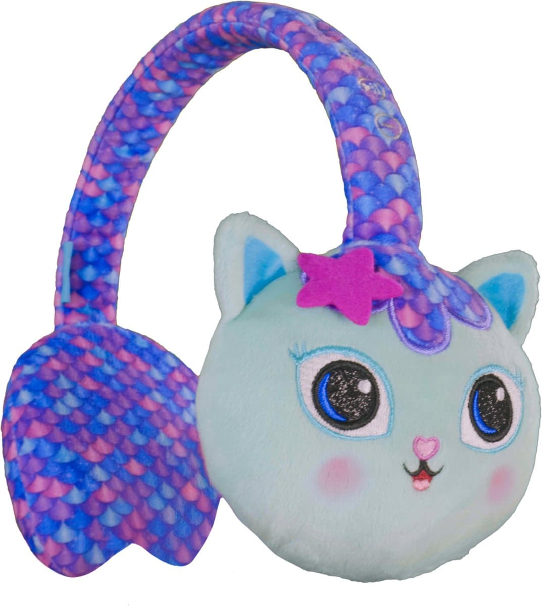 Gabby's Poppenhuis - Mercat - draadloze kinderkoptelefoon - met pluche volumebegrenzing - microfoon — afbeelding 1