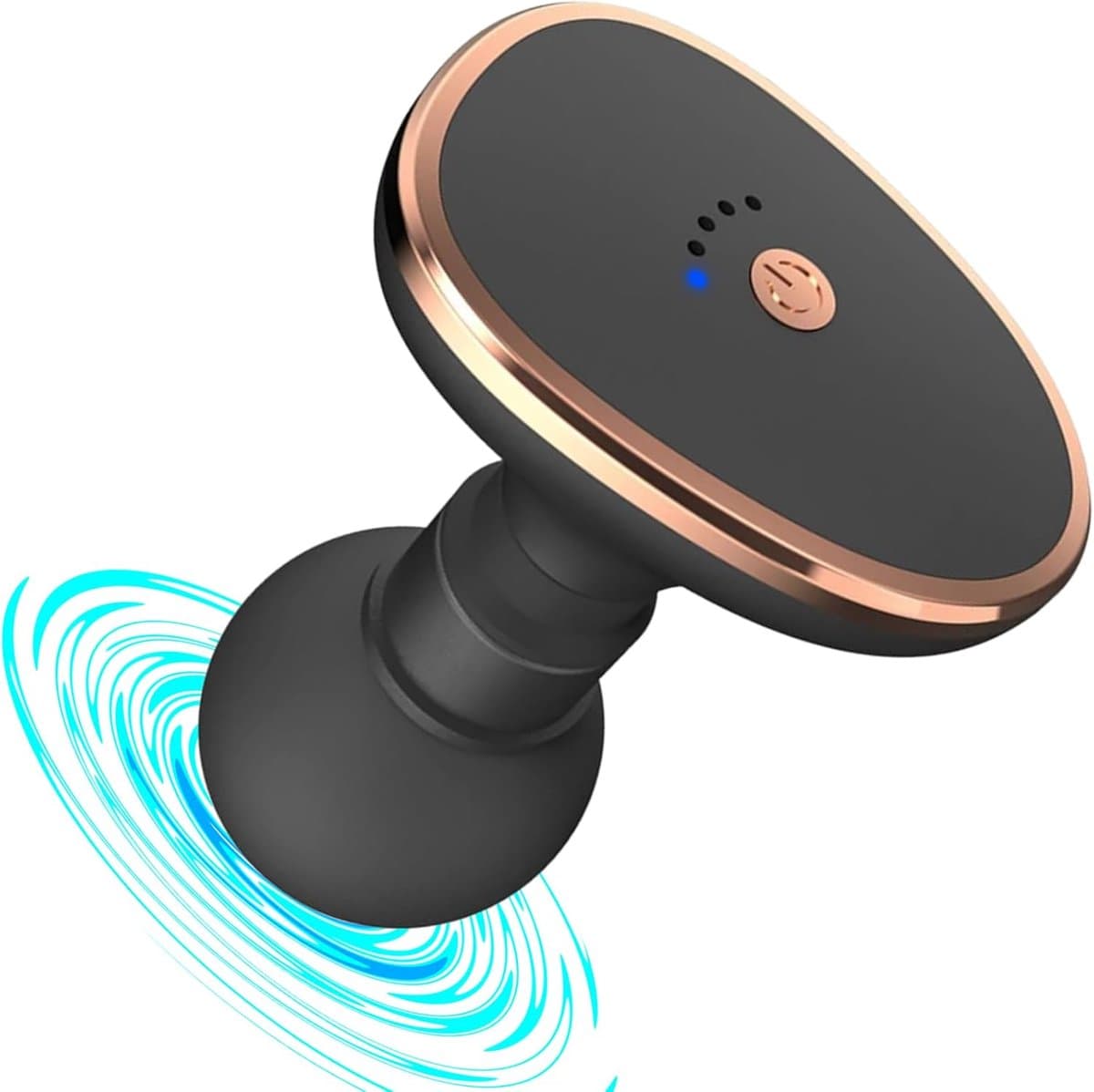 Massage Gun - Draagbaar Zakformaat - 3200 Draaibare - Oplaadbaar via USB - Fitness - Sport En Relax Massage - Krachtig En Draadloos - Voor Spierherstel En Verlichting Van Rugpijn - Zwart — afbeelding 1