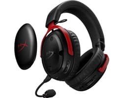 HyperX Cloud III S Wireless - Gaming Headset - Draadloos - Bluetooth & 2.4GHz - Spatial Audio - 120uur Batterij - PC/PS5/Switch2/Mobiel/Steamdeck - Zwart/Rood