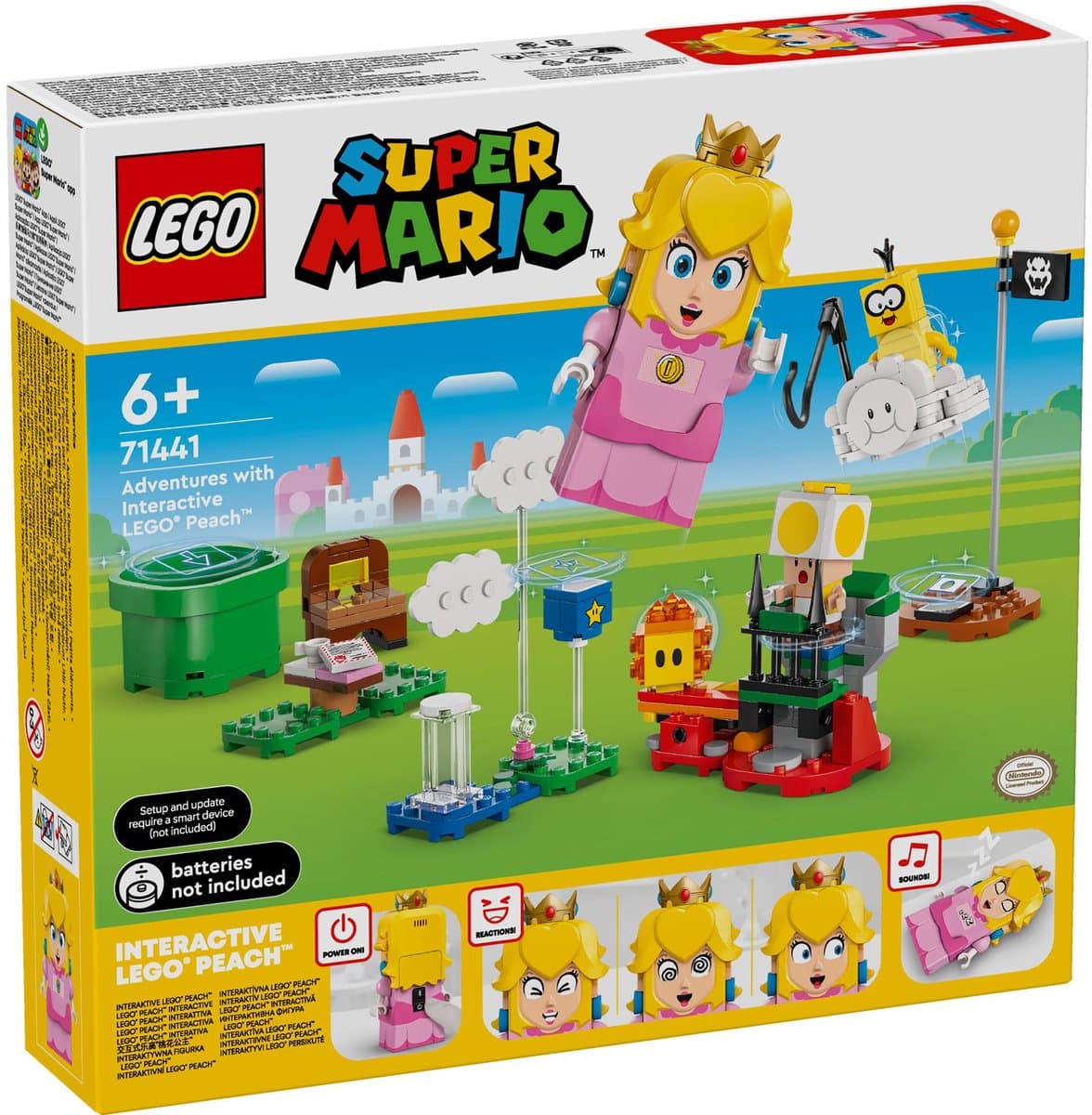 LEGO Super Mario - Avonturen met interactieve Peach Constructiespeelgoed — afbeelding 1