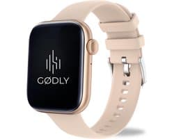 GØDLY Premium Smartwatch - Sporthorloge - Horloge Dames & Heren - Bluetooth - GPS - Roze
