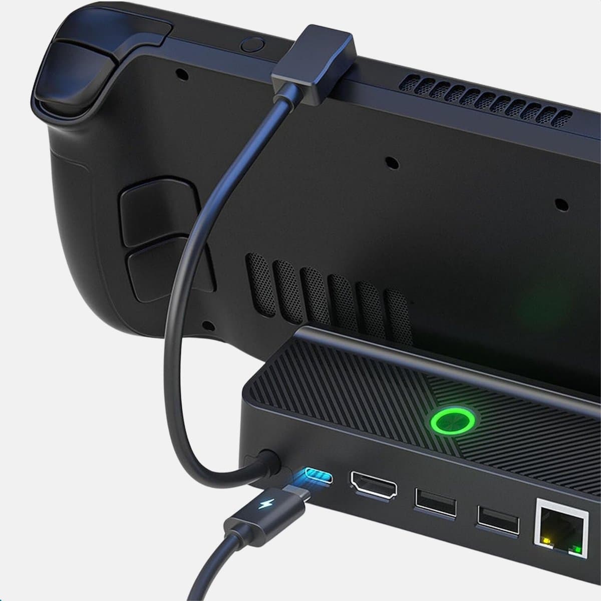 Docking station voor Steam Deck| Steam Deck Dock 5 in 1 | Geschikt voor mobiel, iPad, tablet en Asus Rog Ally | 4k HDMI | 3 x USB | USB C — afbeelding 1