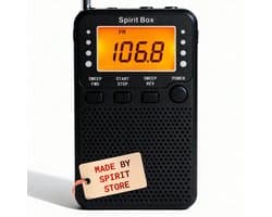 Spirit Box voor Spookjacht -Geavanceerd Model van Spirit Store met FM/AM en Snelle Sweep Rate