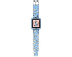 Accutime Kinderhorloge Bluey - Smartwatch Kind - Kinderhorloge met Spelletjes - Smartwatch Kinderen - Selfie Camera - Blauw