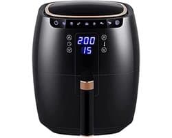 Luchtfriteuse Smart LCD Touch Luchtfriteuse 6,5L Thuiskeuken, Zwart