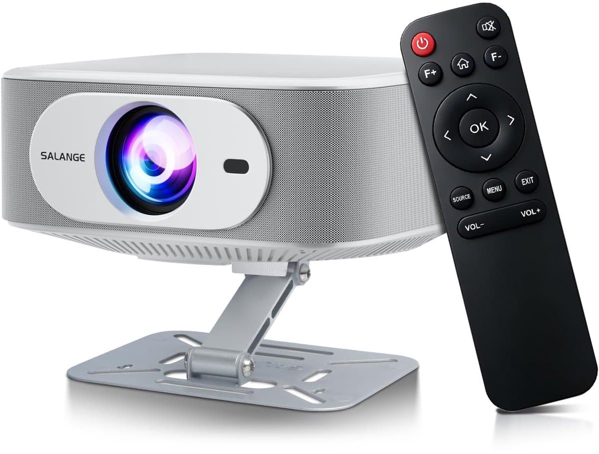 Beamer 1080p Full HD – 4K Ondersteuning – WiFi 6 – Bluetooth 5.4 – Automatische Keystonecorrectie – Android 14 — afbeelding 1