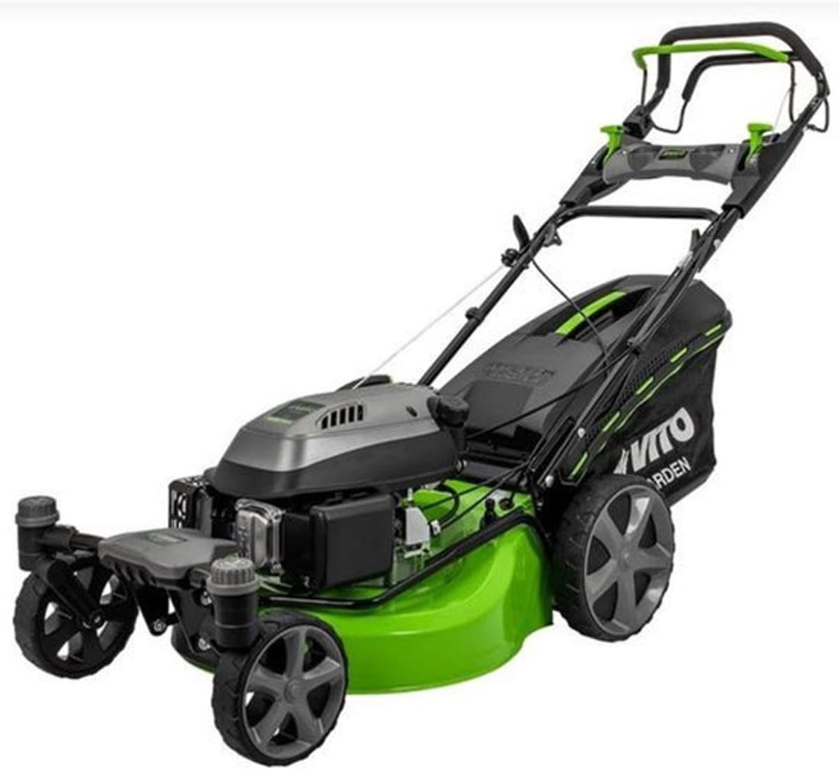 Zelfrijdende Grasmaaier Benzine - 6,5 Pk Motor - 50,8 cm Maaibreedte - 2000 m² Werkoppervlak - Thermisch - Groen — afbeelding 1