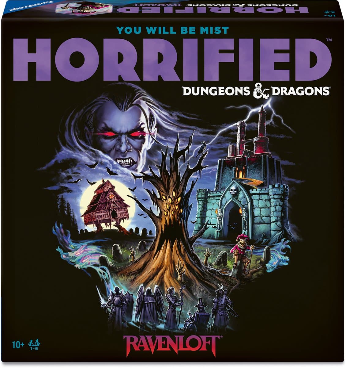 Ravensburger Horrified: Dungeons & Dragons Project Scarab - Ravenloft - Coöperatief Bordspel - Vanaf 12 Jaar — afbeelding 1